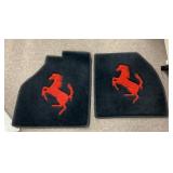 Keith Collins autographed Ferrari floormats
