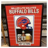 Miller Lite Buffalo Bills advertising sign