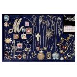 Costume jewelry necklaces, pendants, charms,