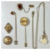 Gold filled jewelry cleanup lot