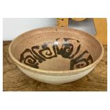 Signed studio pottery bowl