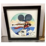 Autographed Stanley Mouse drawing