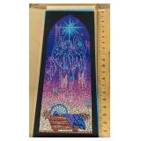 Rolan Johnson mosaic style print on cardboard