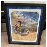 Autographed "Superman Comes Home" poster