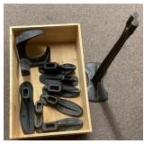 Cast iron shoe lasts