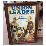 Union Leader tobacco advertising 29x40