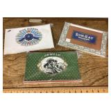 Unused cigar box labels