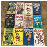 12 Mad paperback books