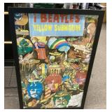Beatles autographed Yellow Submarine poster