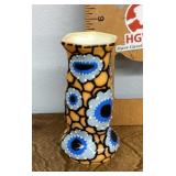 Hand painted Czech vase