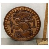 Hand carved Guatemalan plaque