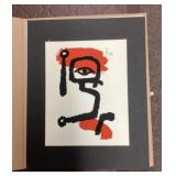 Klee silkscreened art print "Kettledrummer" 16x20