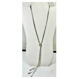 Sterling "liquid silver" necklace