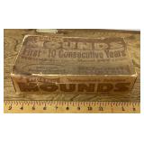Vintage Peter-Paul Mounds candy box