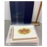 Binder of unused cigar box labels