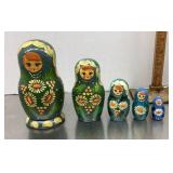 5-piece Russian nesting dolls