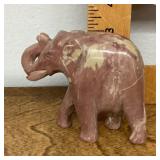 Hand carved stone elephant