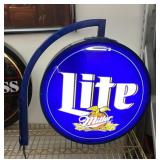24" Miller Light lighted sconce sign