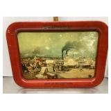 Vintage Budweiser beer tray