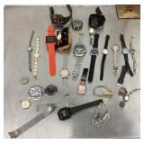 Group of watches and parts