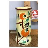 Hand painted Czech vase