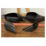 Carbon fiber rear view mirror covers