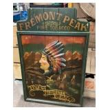 Fremont Peak tobacco advertising sign 2ï¿½ x 3ï¿½