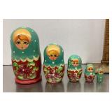 5-piece Russian nesting dolls