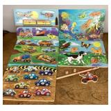 5 wooden puzzles