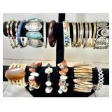 19 costume jewelry bracelets