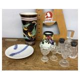 Pottery and glass cleanup lot