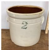 2-gallon stoneware crock