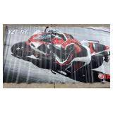4x7 Yamaha motorcycle vinyl banner