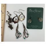 Sterling silver earrings