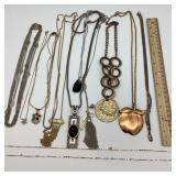 Costume jewelry necklaces