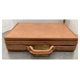 Hartmann leather briefcase