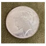 1922 Peace dollar