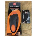 NEW Sport Cushion insoles and basketball sleeve