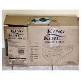 NEW King Koil twin-size double-high airbed