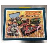 1976 Matchbox carry case with die cast cars