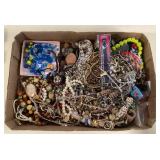 Costume junk jewelry, broken for crafts & repair