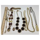 7 costume jewelry necklaces
