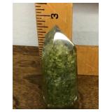 Organite tower filled with epidote crystals