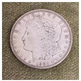 1921 Morgan silver dollar