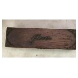 Antique wood box for ladies