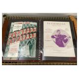 Binder of vintage sheet music
