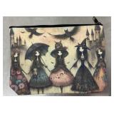 Gothic theme makeup bag