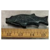 Carved soapstone fish
