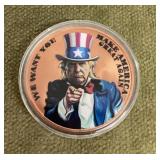 Trump 1 ounce fine copper round