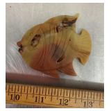 Carved agate fish